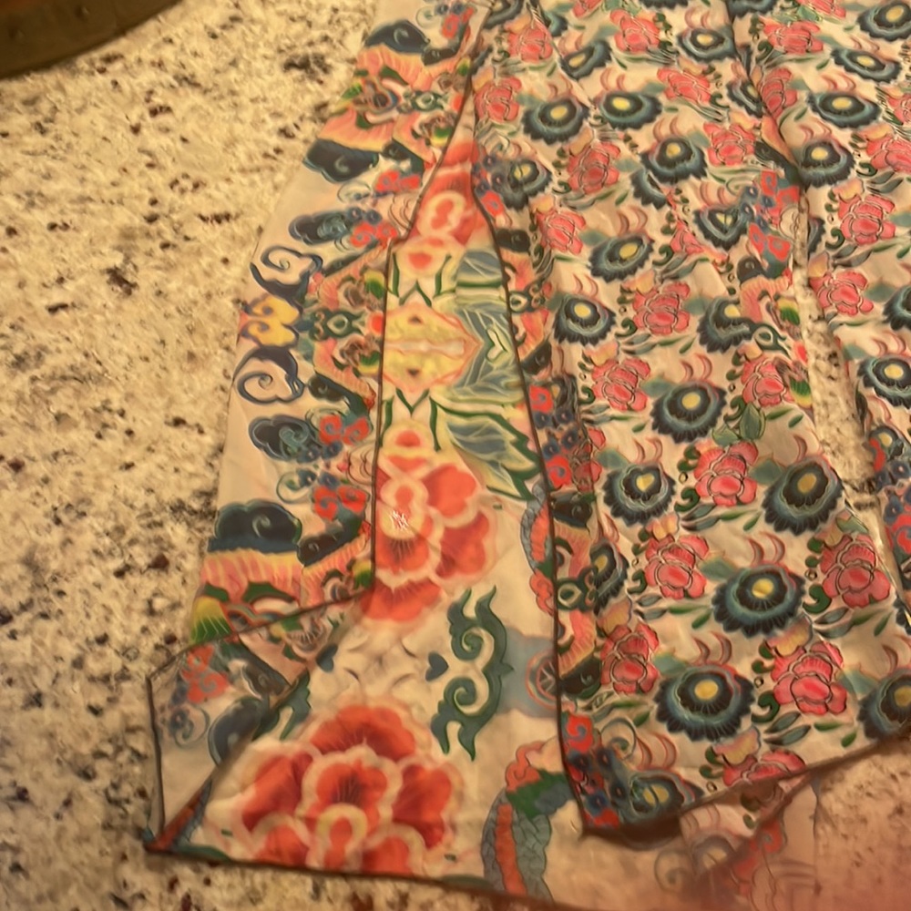 Johnny Was Multicolor Flowy Pants - Picture 2 of 4